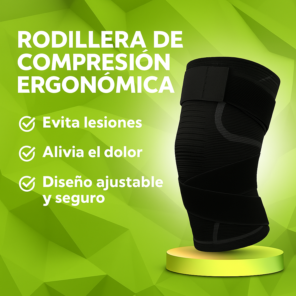 Rodillera Deportiva con cinta ajustable UFIT